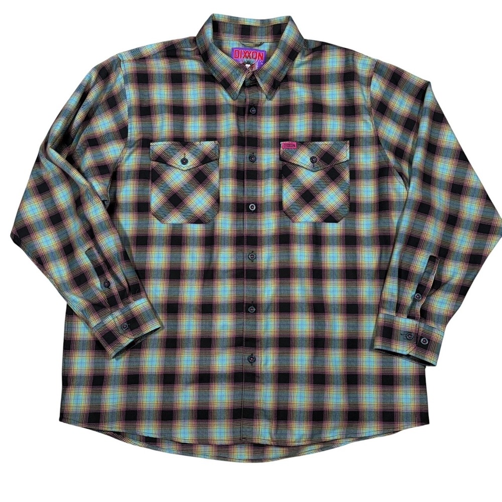 Dixxon x Kevin Staab Scientist Flannel Shirt Mens 3X Limited Editon Button Up
